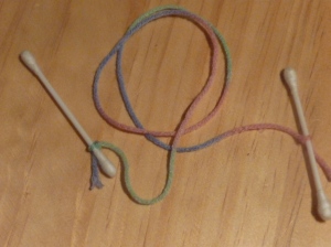 Threading needle(left) and Stopper (right)